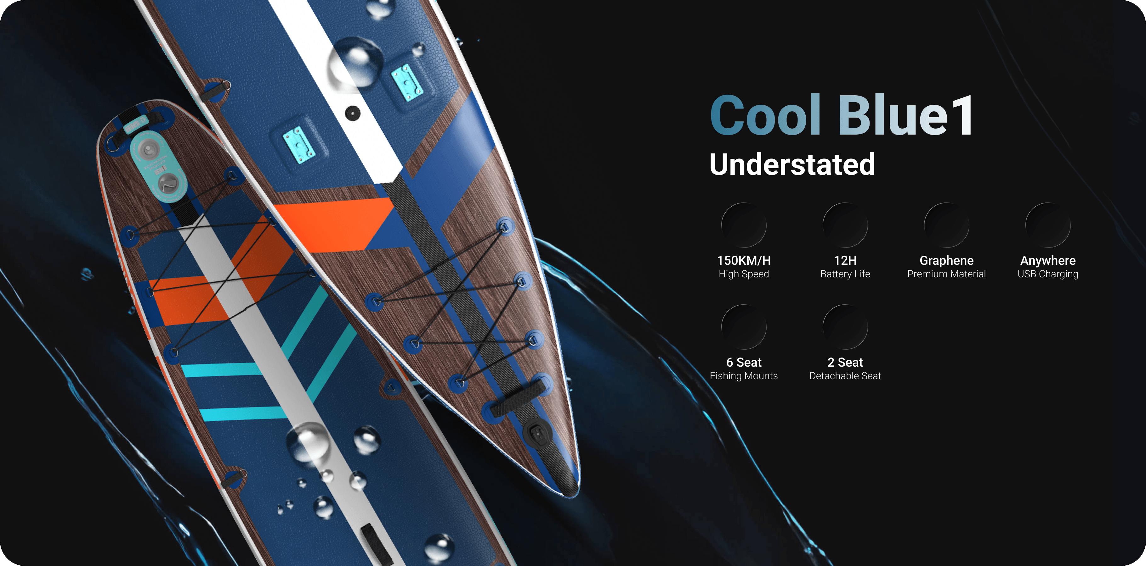 cool Blue1 paddle board
