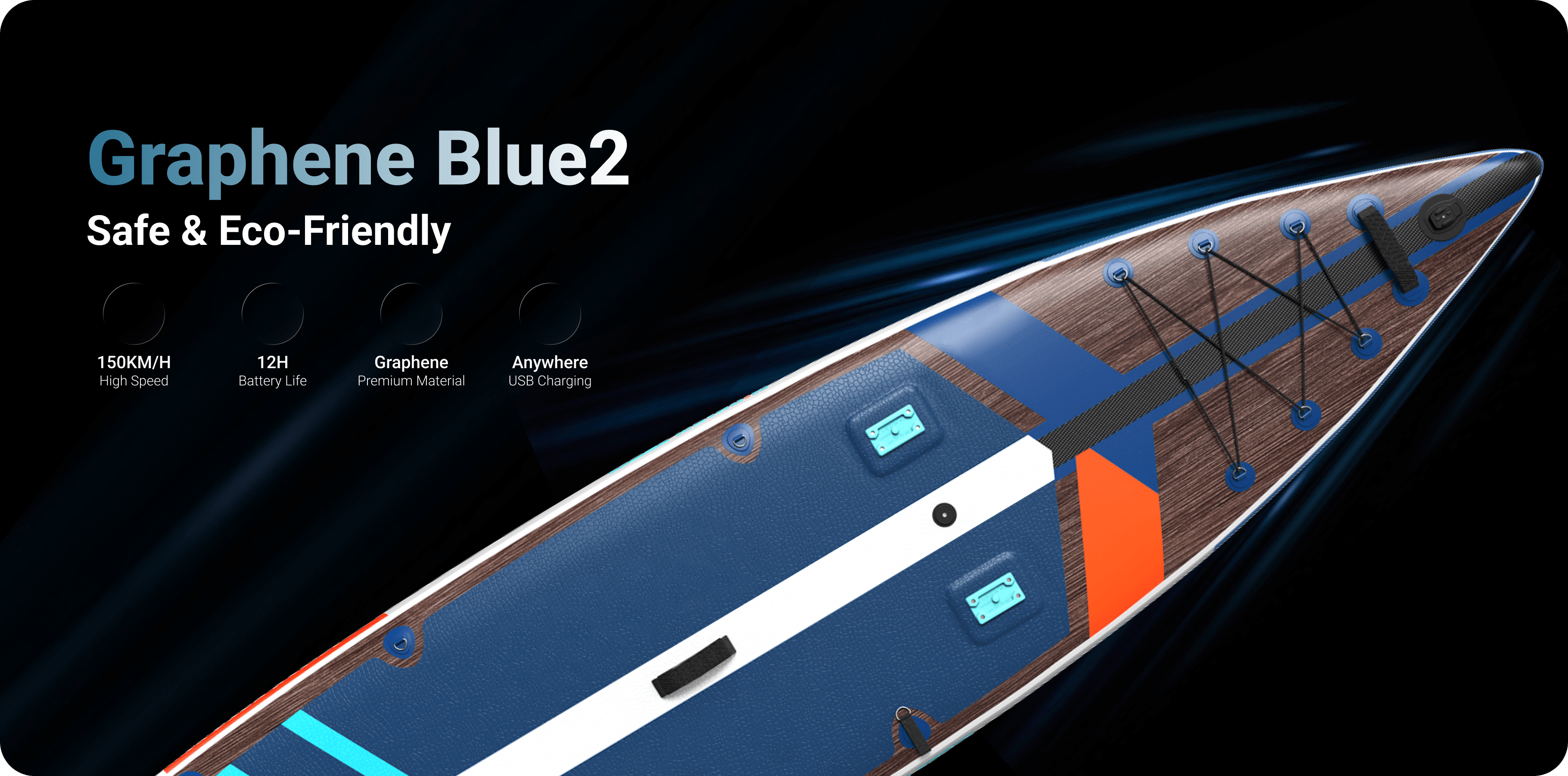 Graphene Blue2 paddle board